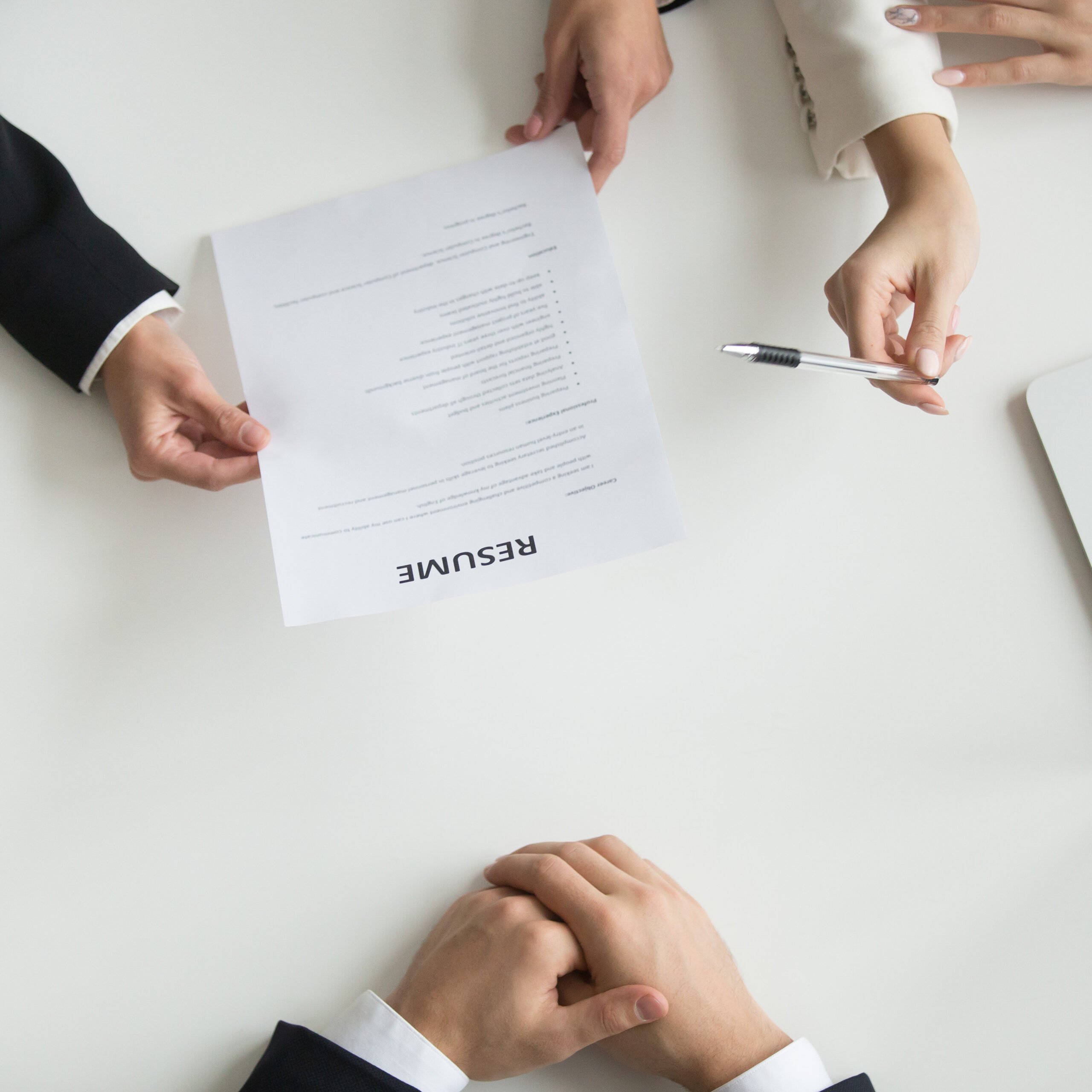 Resume writing training